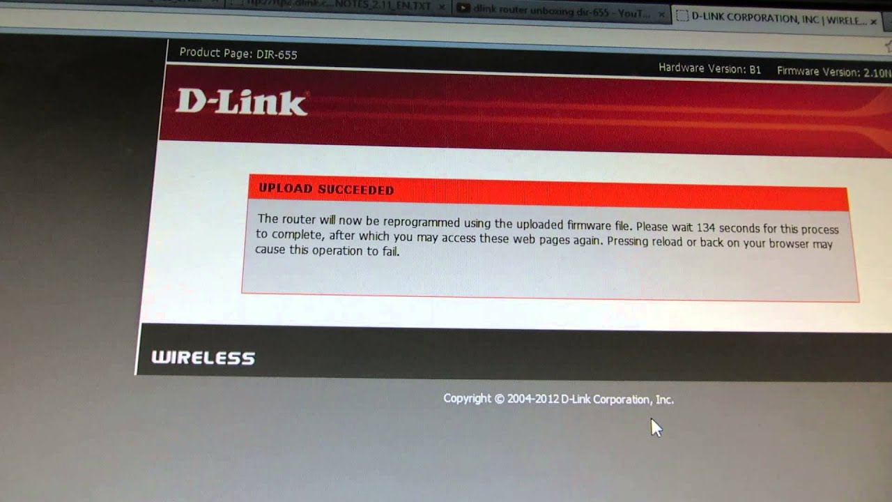 how to update d-link firmware